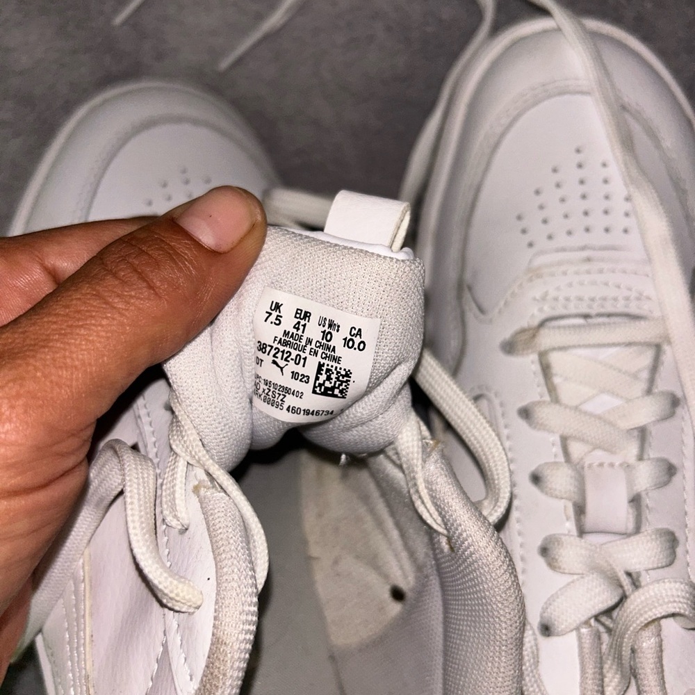 PUMA Women's White Platform Sneakers - Picture 3 of 4